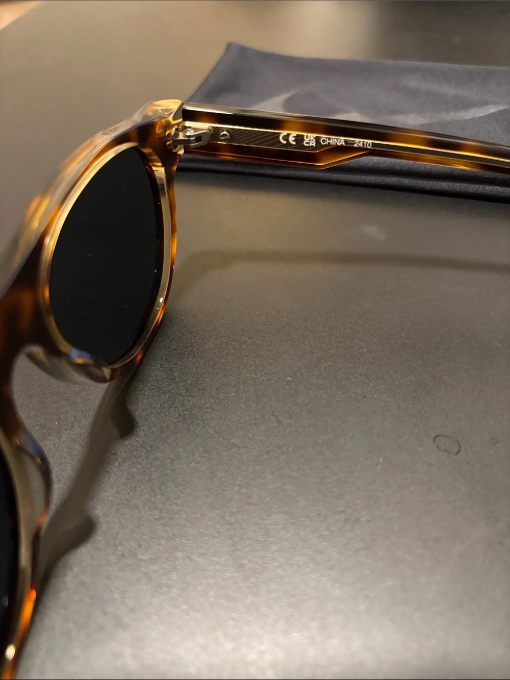 Nike Crescent III Tortoiseshell Sunglasses with Polarized Lenses